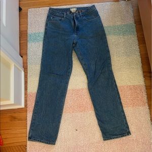 L.L.Bean men’s classic fit 32x32 flannel lined jeans, used
